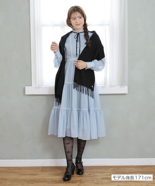 MARY QUANT（マリークヮント） ドレス マリークワント ラメシアー