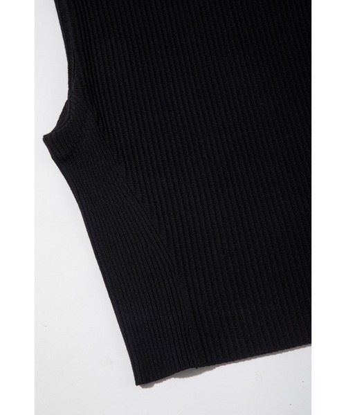 「WCJ」 ノースリーブニット FREE オレンジ レディース_画像6