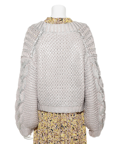 SNIDEL（スナイデル） ニットカーディガン FREE グレー レディース