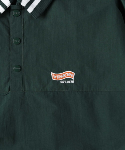 「VISION STREET WEAR」 ブルゾン M ホワイト×ネイビー メンズ_画像5