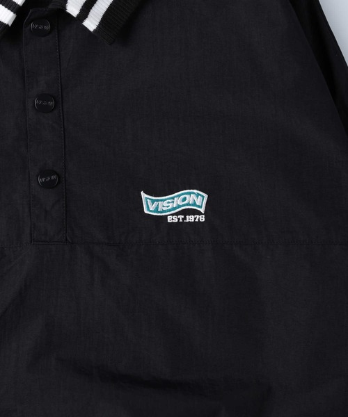 「VISION STREET WEAR」 ブルゾン M ホワイト×ネイビー メンズ_画像7
