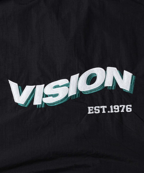 「VISION STREET WEAR」 ブルゾン M ホワイト×ネイビー メンズ_画像8