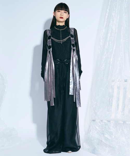 「Ezick」 長袖カットソー FREE アイボリー レディース_画像9