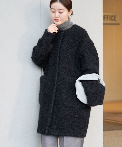 IENA（イエナ） ノーカラージャケット 36 ブラック レディース