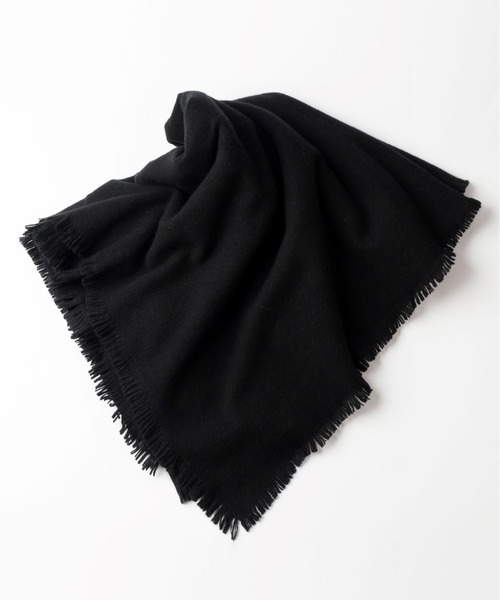 未使用品　ASAUCE MÊLER ストール ASAUCE MELER（アソースメレ） ストール FREE ブラック レディース