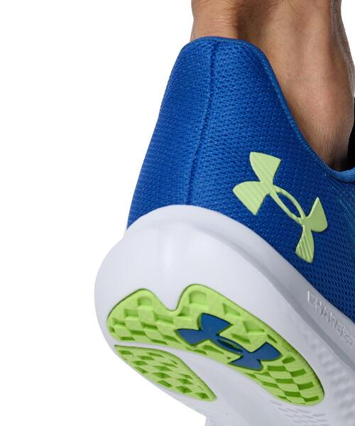 「UNDER ARMOUR」 ローカットスニーカー 30.0cm ネイビー×ホワイト メンズ_画像9