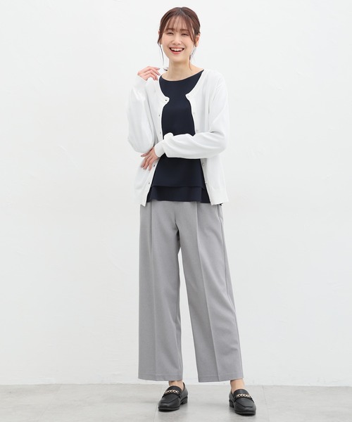 「Honeys」 カーディガン M ブルー レディース_画像3