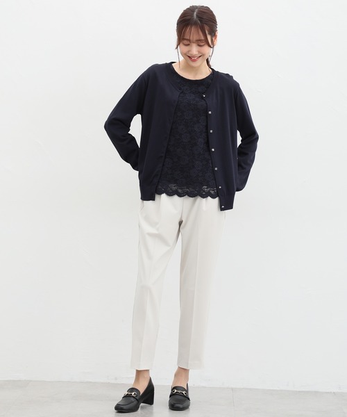 「Honeys」 カーディガン M ブルー レディース_画像6