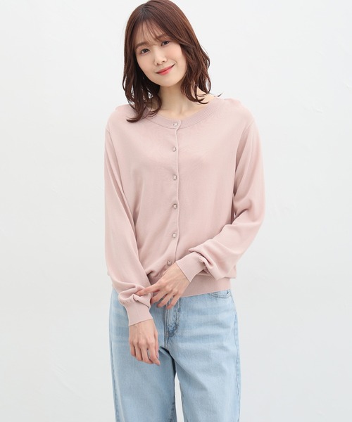 「Honeys」 カーディガン M ブルー レディース_画像9