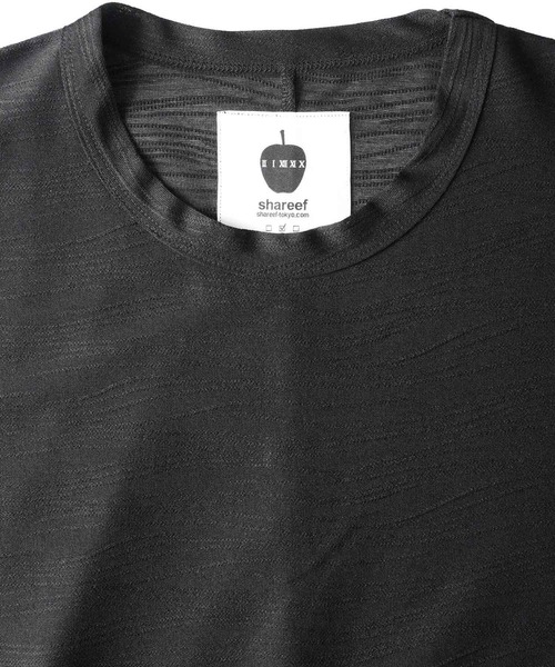「SHAREEF」 半袖Tシャツ 2 モカ メンズ_画像3