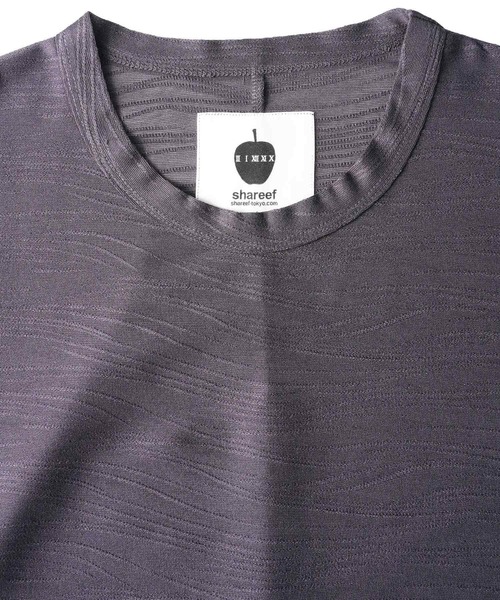 「SHAREEF」 半袖Tシャツ 2 モカ メンズ_画像5