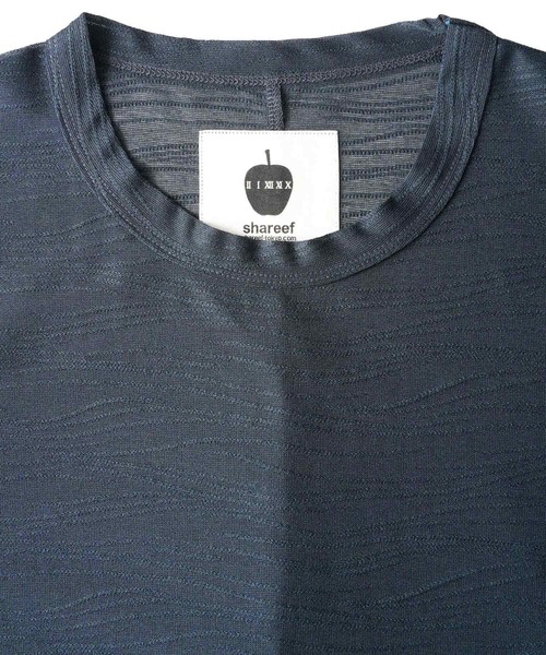 「SHAREEF」 半袖Tシャツ 2 モカ メンズ_画像7