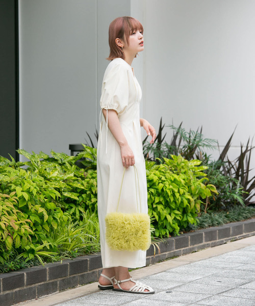 「KBF」 半袖ワンピース 36 ブラック レディース_画像9