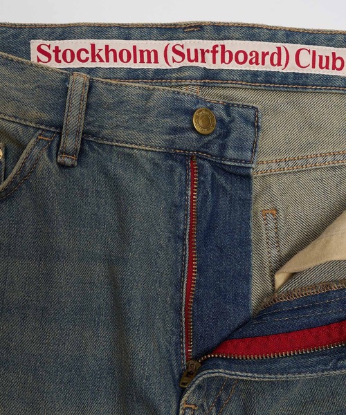 ジーンズ Stockholm Surfboard Club/ストックホルムサーフボードクラブ デニムパンツ regular fit jeansの画像