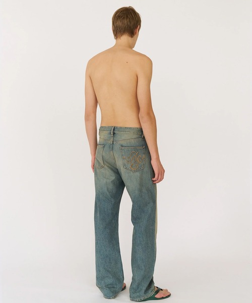 ジーンズ Stockholm Surfboard Club/ストックホルムサーフボードクラブ デニムパンツ regular fit jeansの画像