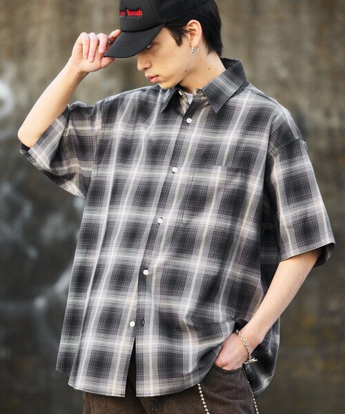 FREAK'S STORE（フリークスストア） 半袖シャツ MEDIUM ブラック