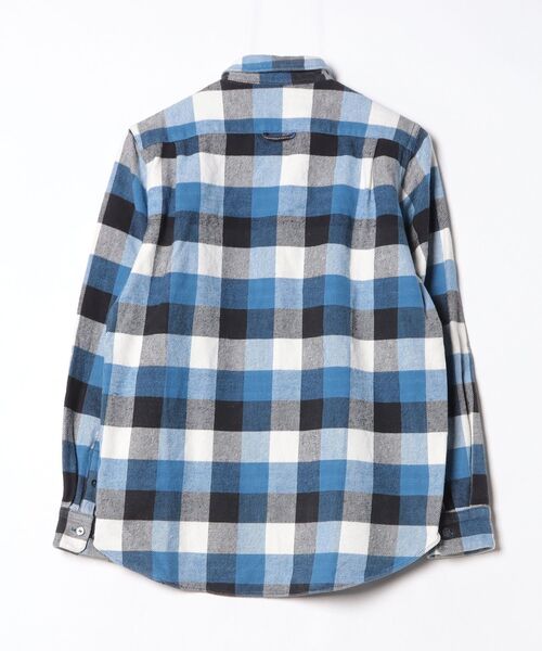 「OriginalFake」 チェック柄長袖シャツ 1 ブルー メンズ_画像2