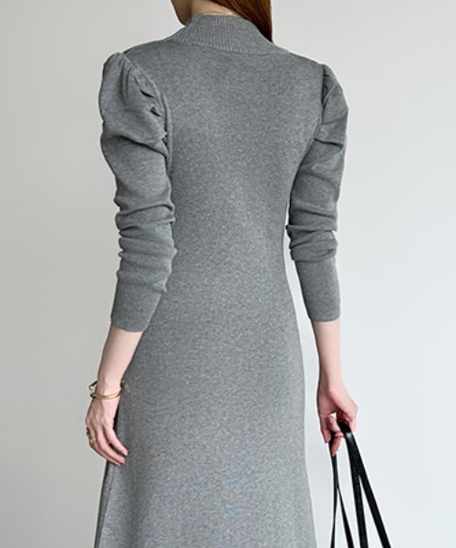 「COCOMOMO」 長袖ワンピース FREE アイボリー レディース_画像5