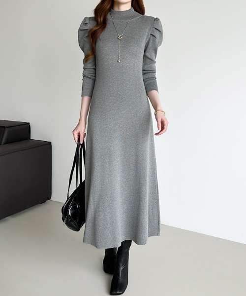 「COCOMOMO」 長袖ワンピース FREE アイボリー レディース_画像8