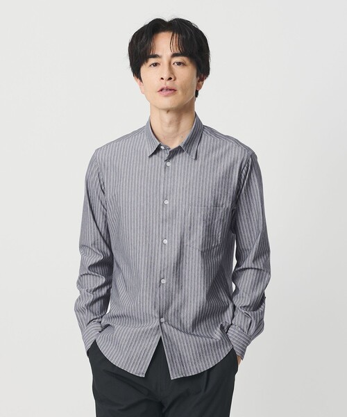 BEAUTY＆YOUTH UNITED ARROWS シャツ クイック ストレッチ ストライプ