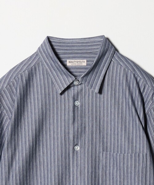 BEAUTY＆YOUTH UNITED ARROWS シャツ クイック ストレッチ ストライプ