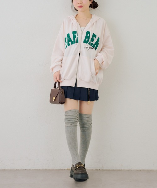 ANOTHER BRANCH OLIVE des OLIVE パーカー フードロゴZIPパーカー