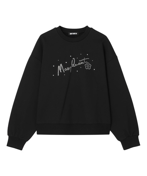マリークヮントロゴプリントスウェット MARY QUANT（マリークヮント） トレーナー スウェット マリークワント