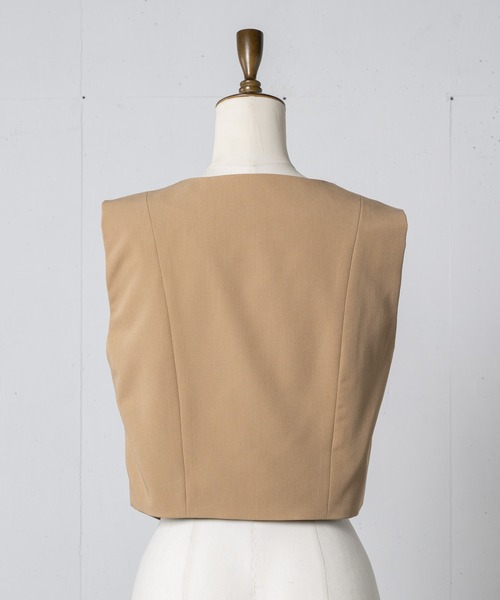 「JUST A NOON」 ベスト FREE ネイビー レディース_画像4