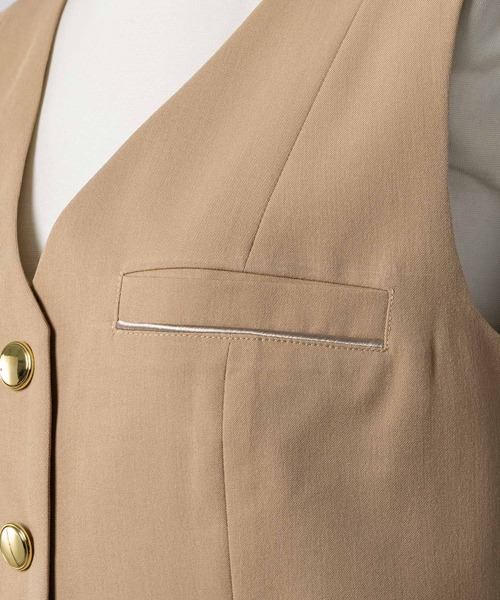 「JUST A NOON」 ベスト FREE ネイビー レディース_画像9