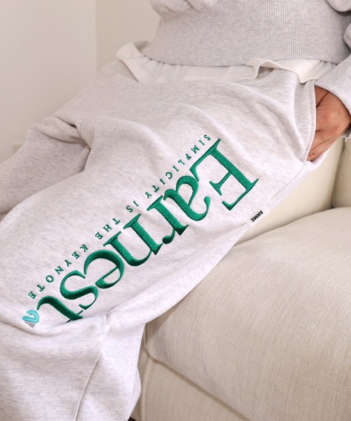 「ANME」 スウェットパンツ M 杢グレー レディース_画像5