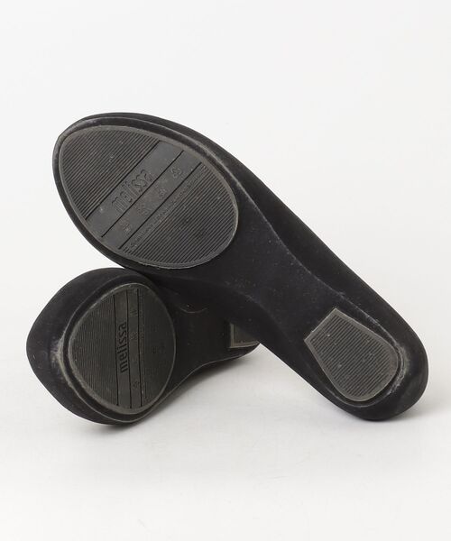 「melissa」 フラットパンプス 7 ブラック レディース_画像3