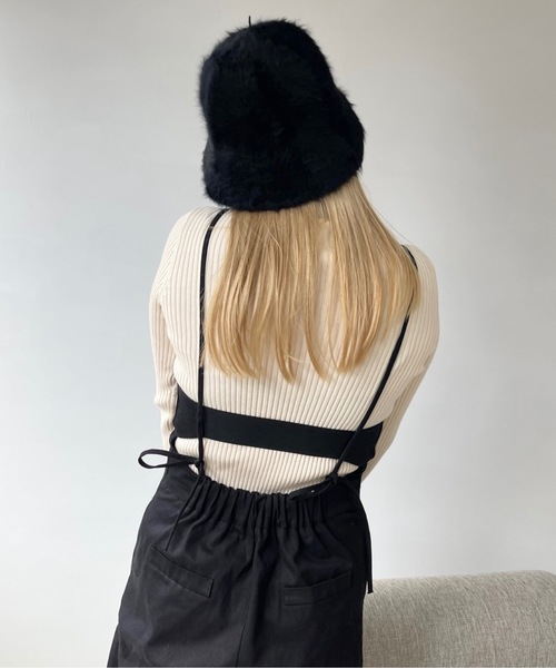 「SANSeLF」 オーバーオール FREE ホワイト レディース_画像7