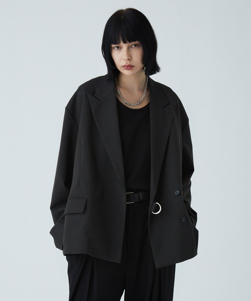 「VELNUS」 テーラードジャケット M チャコールグレー メンズ_画像2