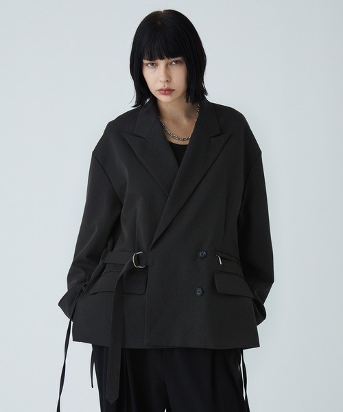 「VELNUS」 テーラードジャケット M チャコールグレー メンズ_画像7