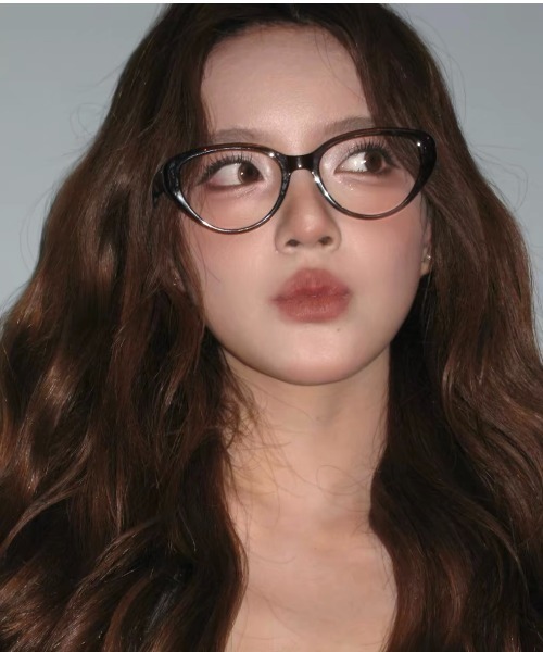伊達メガネ メガネ 眼鏡 ユニセックスキャットアイ伊達メガネ
