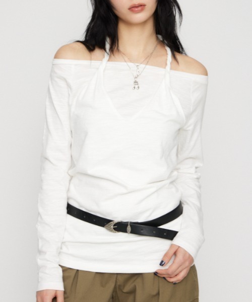 laguagem HALTER NECK CUT チュニック LAGUA GEM | HALTER NECK CUT チュニック (Tシャツ・カットソー(長袖