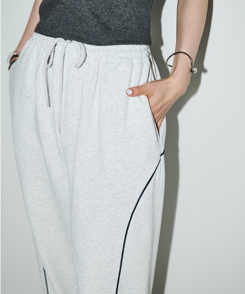 「AIC.」 スウェットパンツ FREE チャコールグレー レディース_画像2