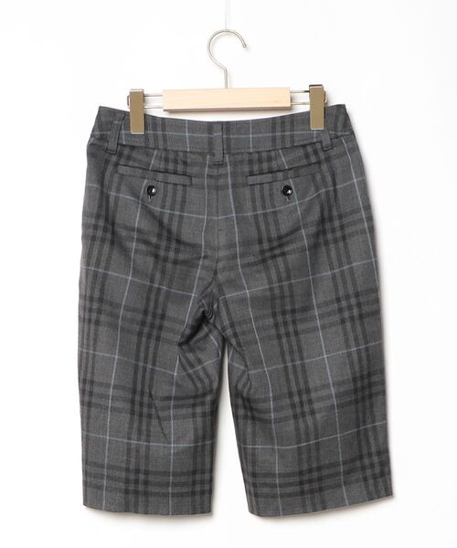 BURBERRY（バーバリー） チェック柄ハーフパンツ 36 グレー レディース