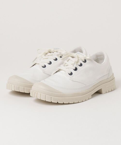 「PALLADIUM」 ローカットスニーカー 24.5cm グレー レディース_画像2