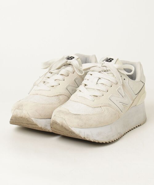 New Balance（ニューバランス） ローカットスニーカー 24.5cm ベージュ