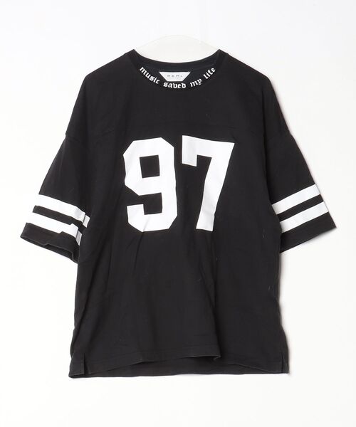 「MSML」 半袖Tシャツ S ブラック×ホワイト メンズ_画像2