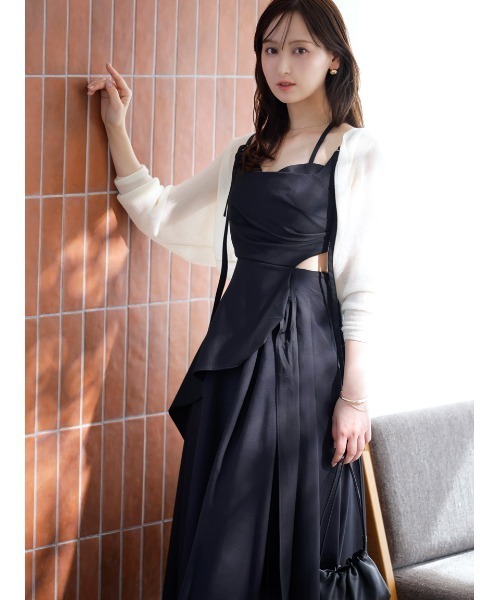 SNIDEL 黒 カップイン付きキャミトップス ONE SIZE カップインキャミソール（キャミソール）｜SNIDEL（スナイデル）の