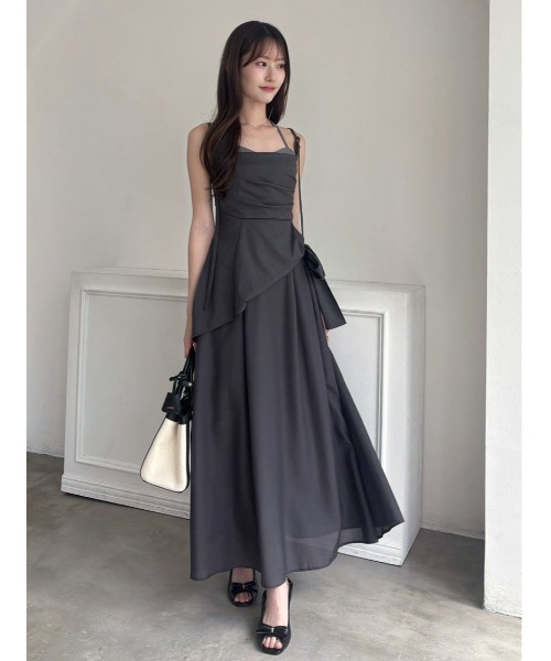 新品 ☆ 未使用　SNIDEL オフショルダー ワンピース SNIDEL（スナイデル）の「オフショルキャミマーメイドワンピース