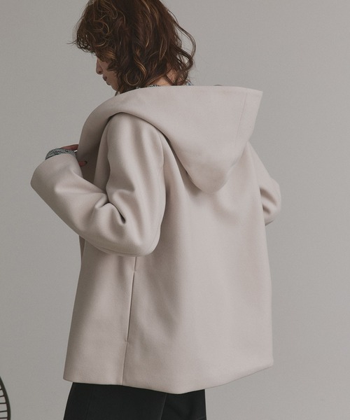 「ad thie」 ジャケット FREE アイボリー レディース_画像2