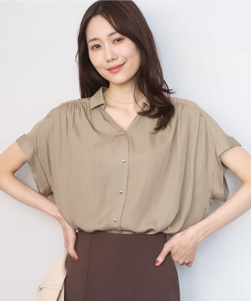 MK MICHEL KLEIN（エムケー ミッシェルクラン） ブラウス シャツ 「瞬 