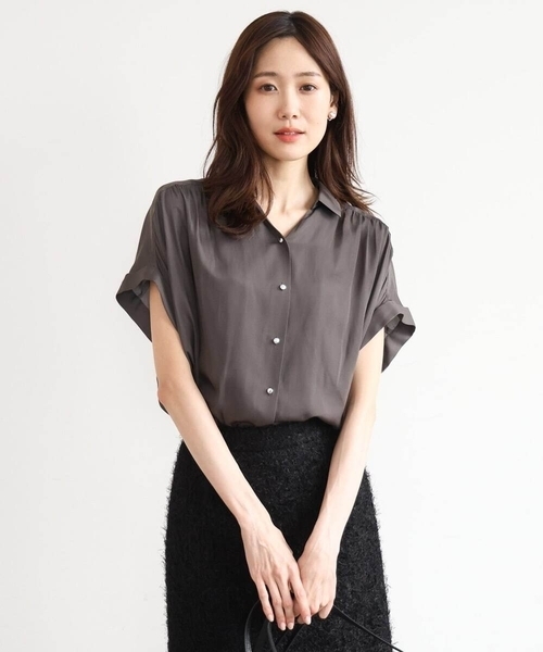 MK MICHEL KLEIN（エムケー ミッシェルクラン） ブラウス シャツ 夏