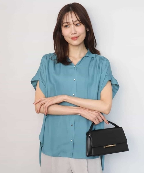 MK MICHEL KLEIN（エムケー ミッシェルクラン） ブラウス シャツ 夏
