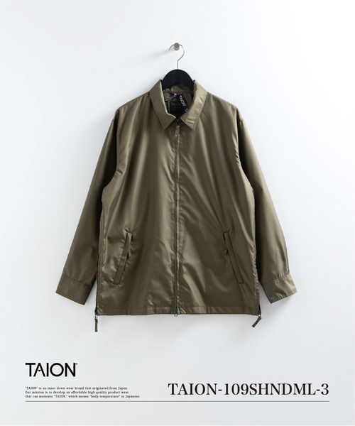 TAION（タイオン） シャツ 「」「ユニセックス」ノンダウン ミリタリー