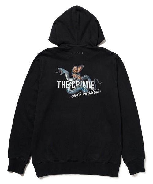 「CRIMIE」 ティーシャツパーカー X-LARGE 黒いこと メンズ