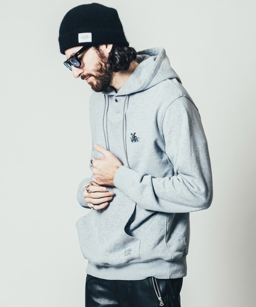 「CRIMIE」 ティーシャツパーカー X-LARGE 黒いこと メンズ